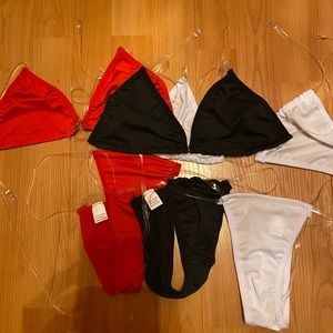 3 for $20 Sexy Clear Strap Bikini Transparency sheer